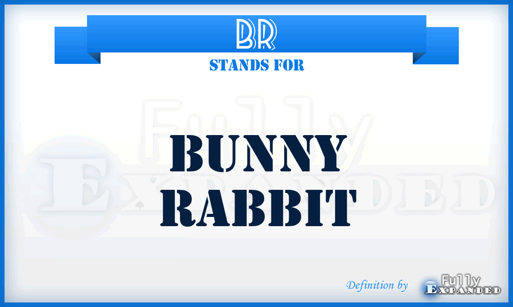 BR - Bunny Rabbit