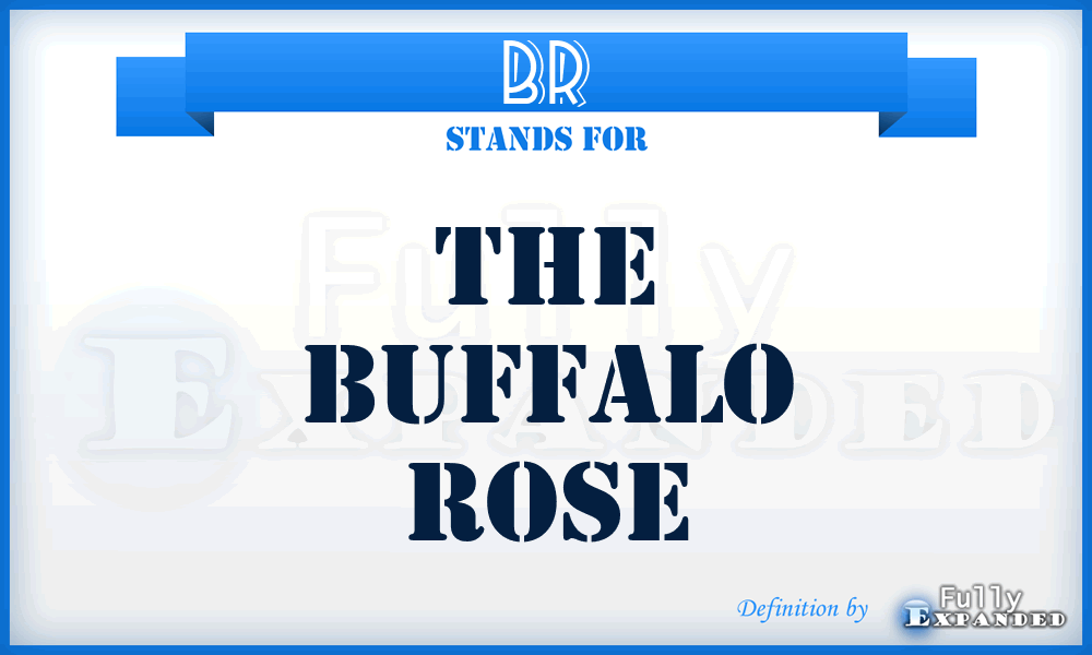 BR - The Buffalo Rose