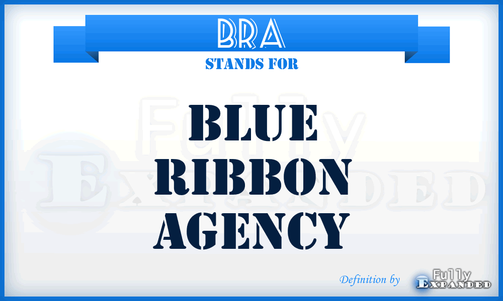 BRA - Blue Ribbon Agency