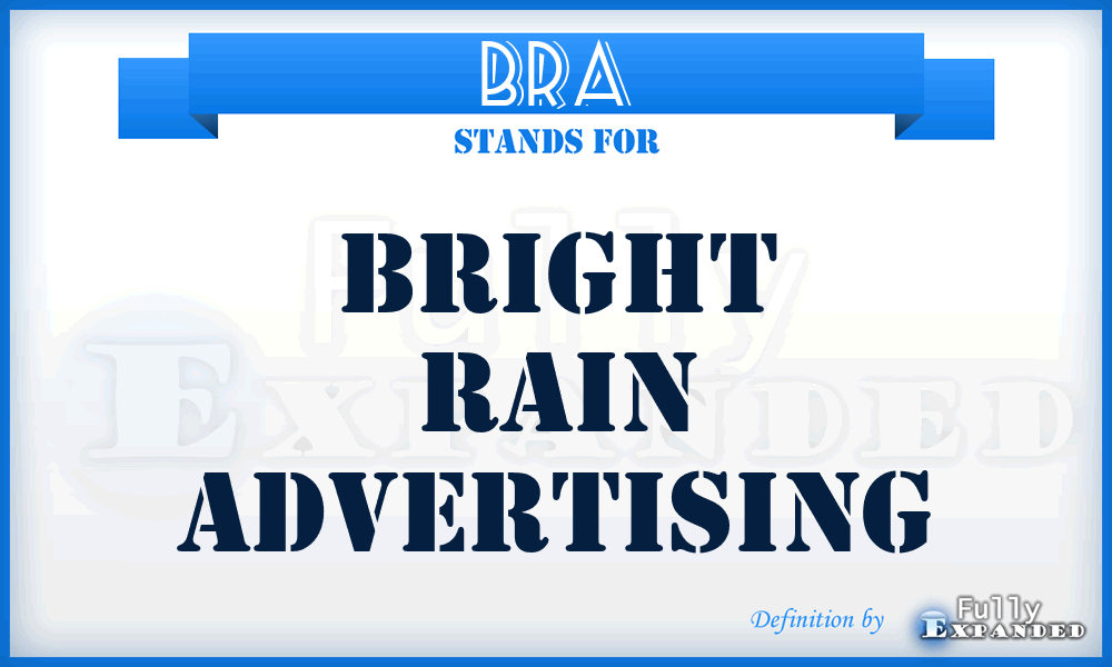 BRA - Bright Rain Advertising
