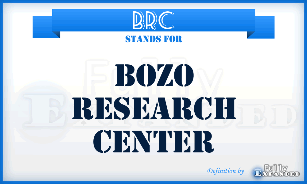 BRC - Bozo Research Center