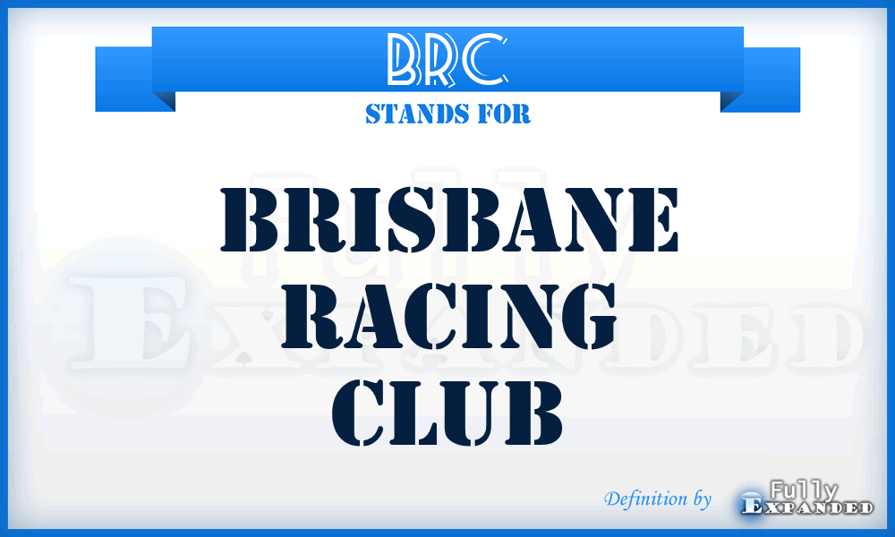 BRC - Brisbane Racing Club