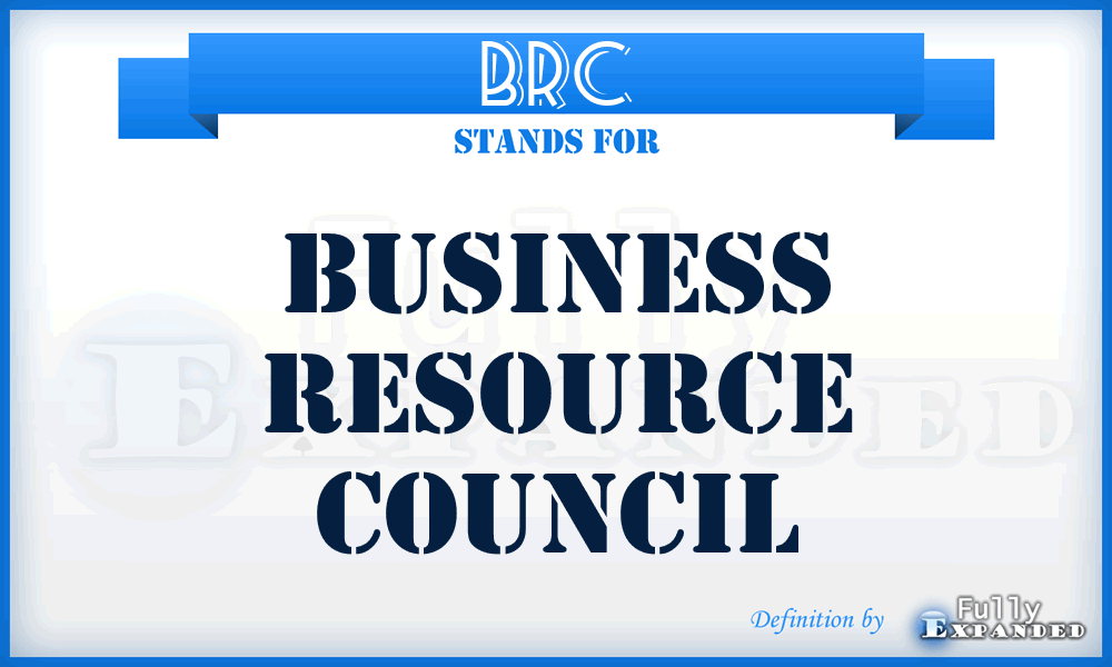 BRC - Business Resource Council