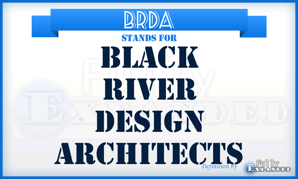 BRDA - Black River Design Architects