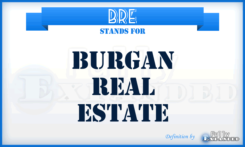 BRE - Burgan Real Estate