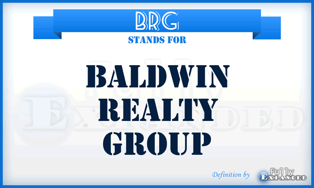 BRG - Baldwin Realty Group