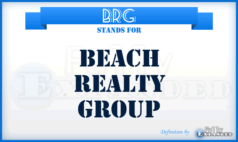 BRG - Beach Realty Group