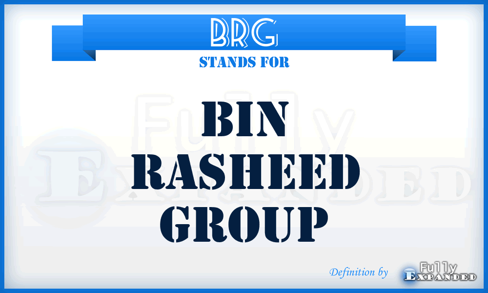 BRG - Bin Rasheed Group