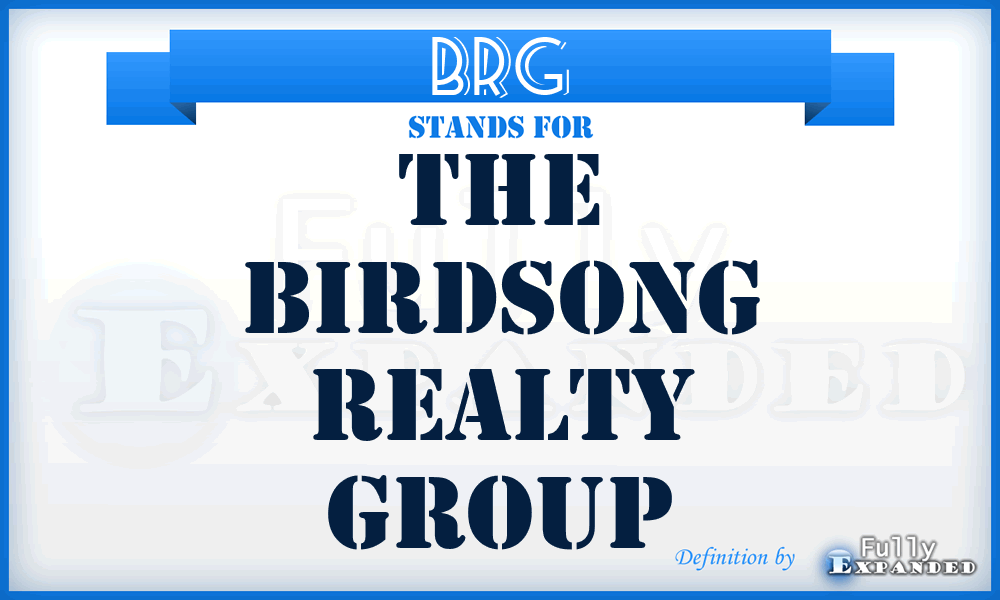 BRG - The Birdsong Realty Group