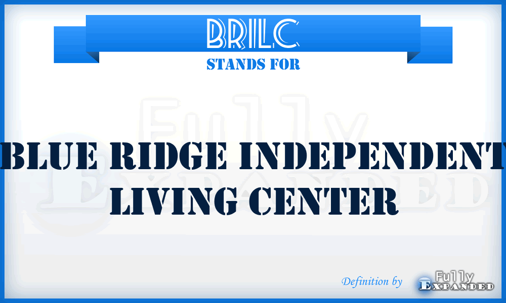BRILC - Blue Ridge Independent Living Center