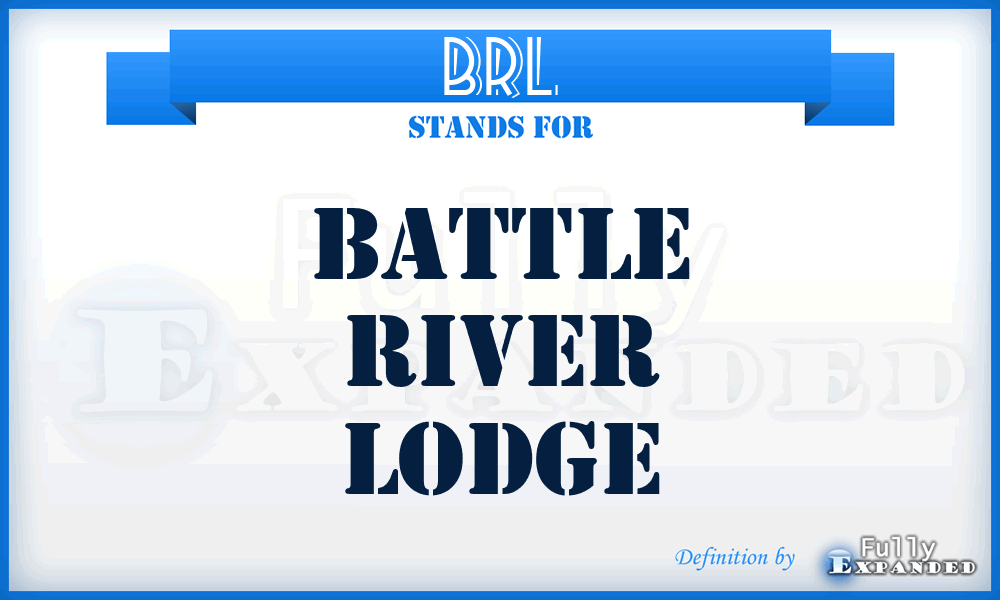 BRL - Battle River Lodge