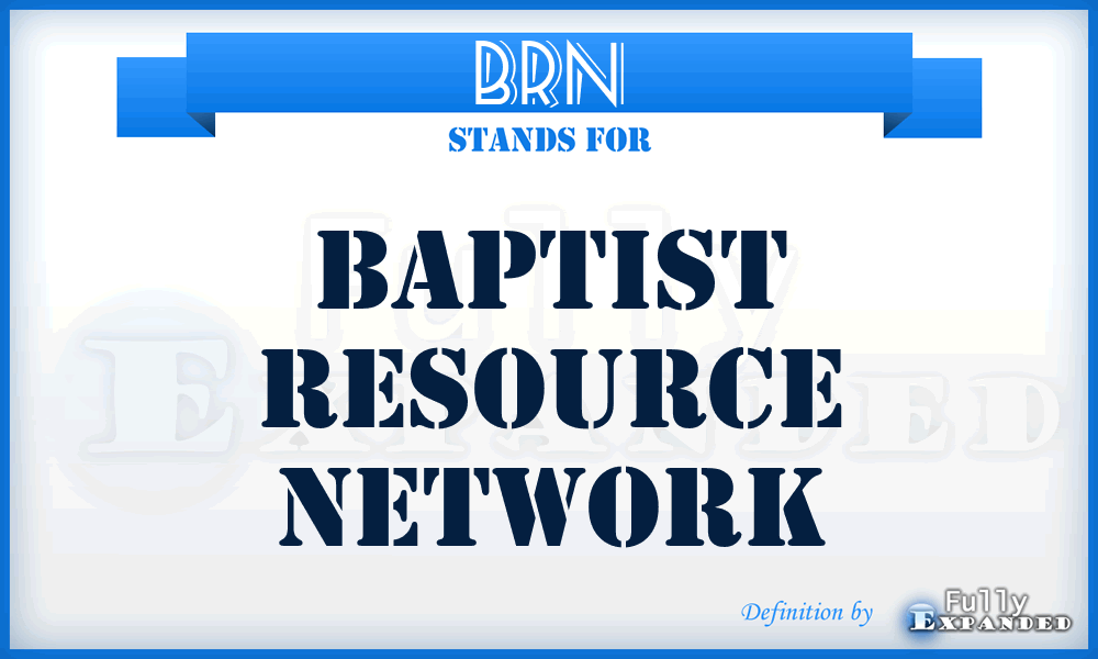 BRN - Baptist Resource Network