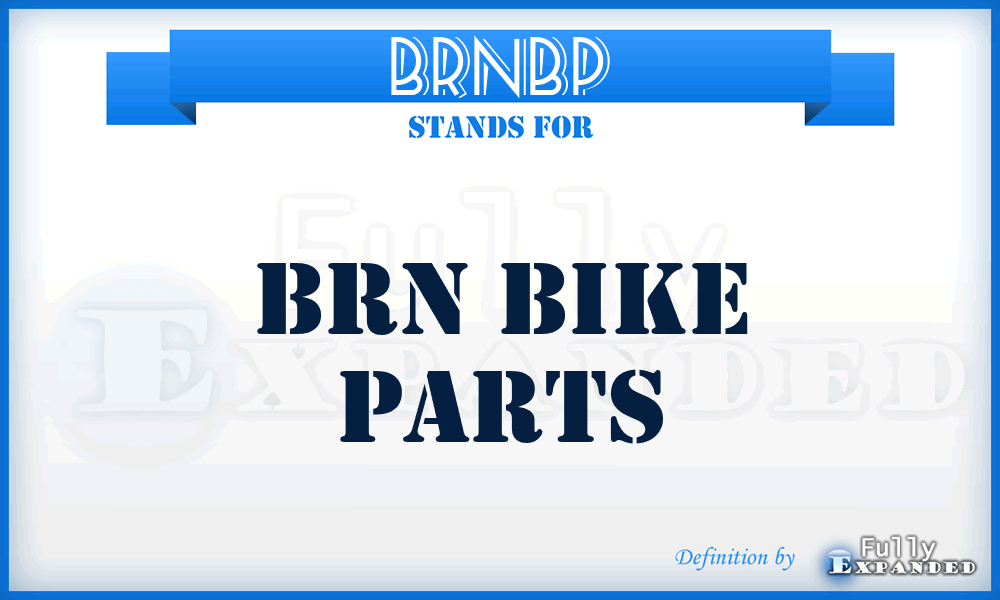 BRNBP - BRN Bike Parts