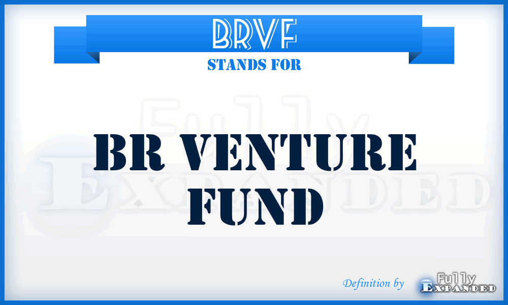 BRVF - BR Venture Fund