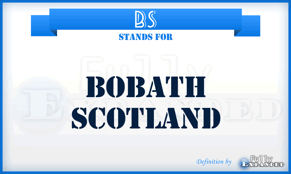 BS - Bobath Scotland