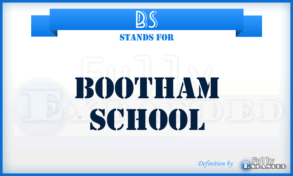 BS - Bootham School