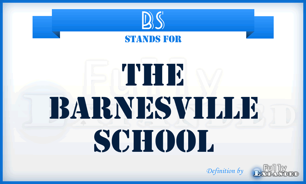 BS - The Barnesville School