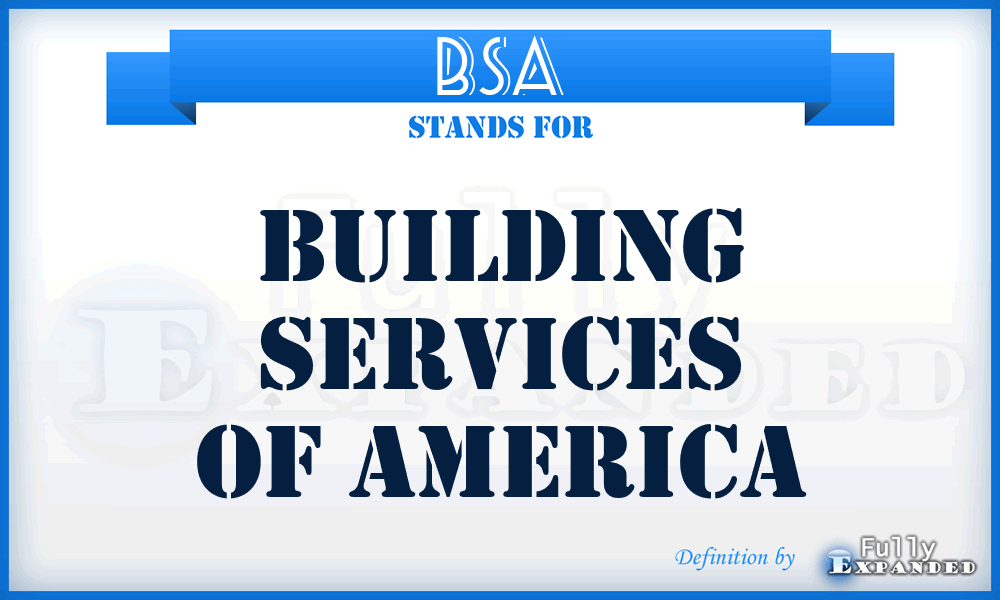 BSA - Building Services of America