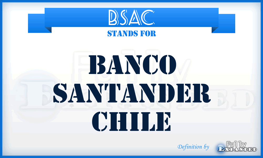 BSAC - Banco Santander Chile