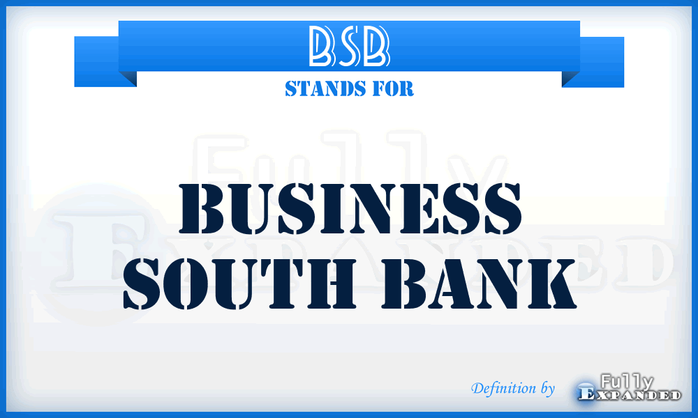 BSB - Business South Bank
