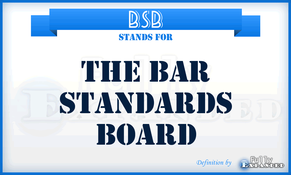 BSB - The Bar Standards Board