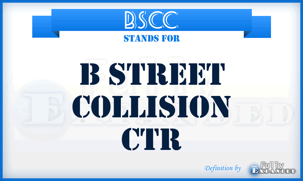 BSCC - B Street Collision Ctr