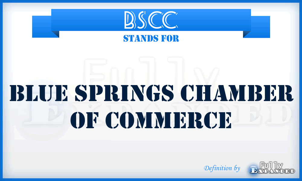 BSCC - Blue Springs Chamber of Commerce