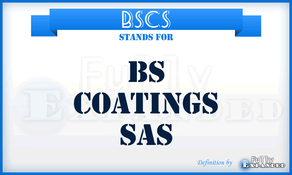 BSCS - BS Coatings Sas