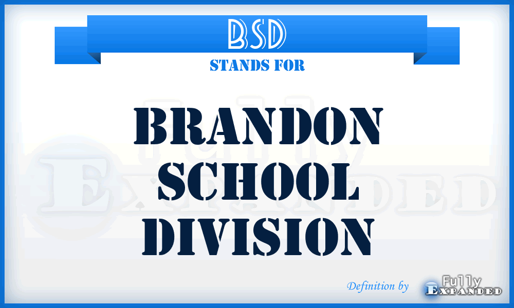 BSD - Brandon School Division