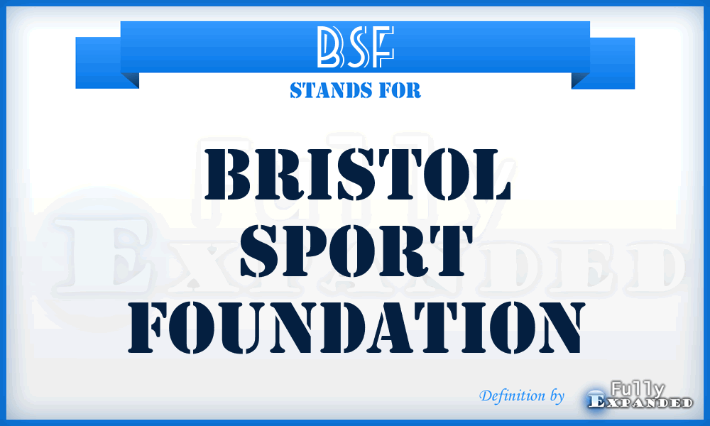 BSF - Bristol Sport Foundation