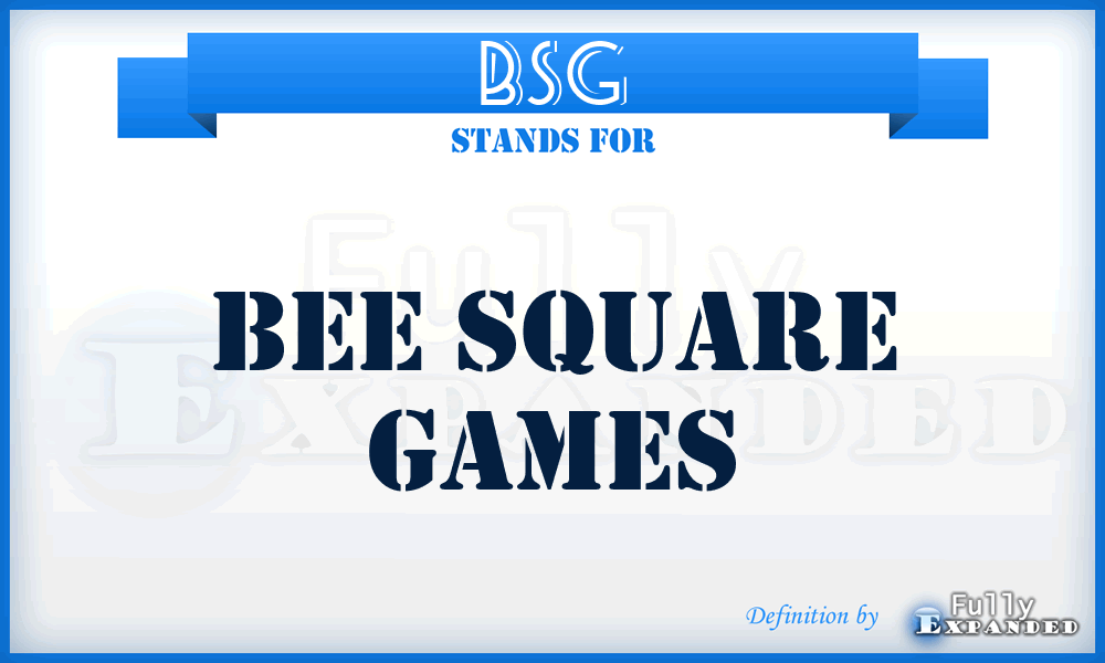 BSG - Bee Square Games