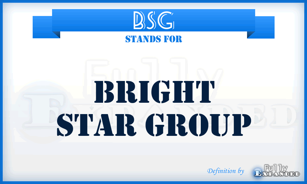BSG - Bright Star Group