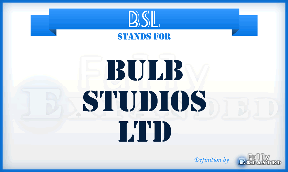 BSL - Bulb Studios Ltd