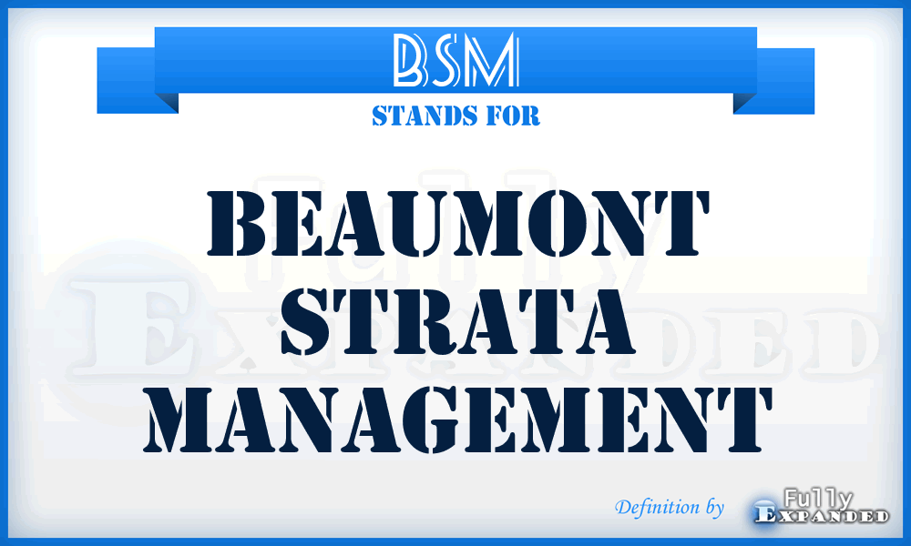 BSM - Beaumont Strata Management