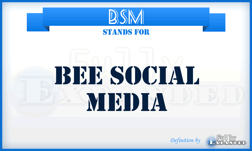 BSM - Bee Social Media
