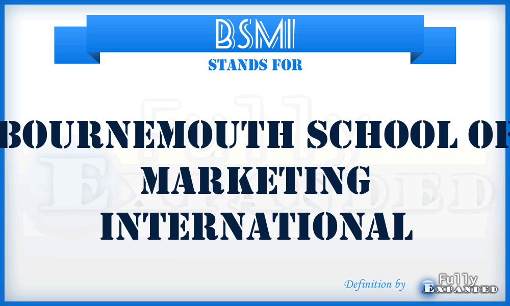 BSMI - Bournemouth School of Marketing International