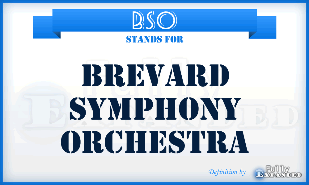 BSO - Brevard Symphony Orchestra