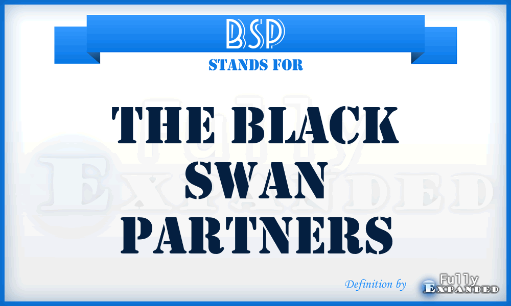 BSP - The Black Swan Partners