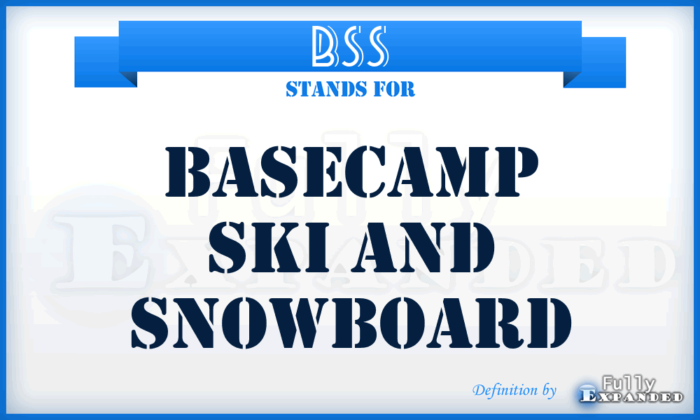 BSS - Basecamp Ski and Snowboard