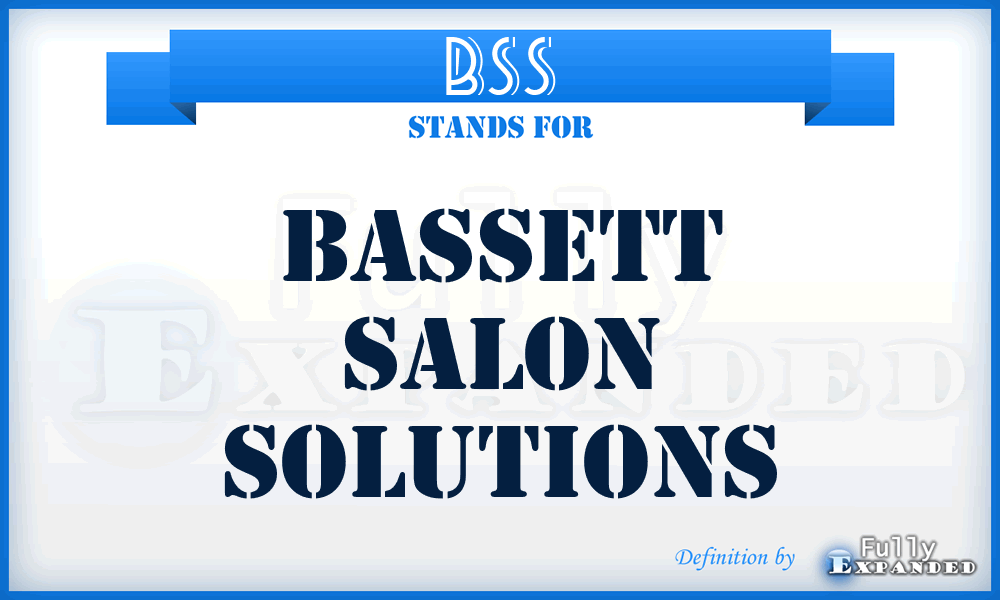 BSS - Bassett Salon Solutions