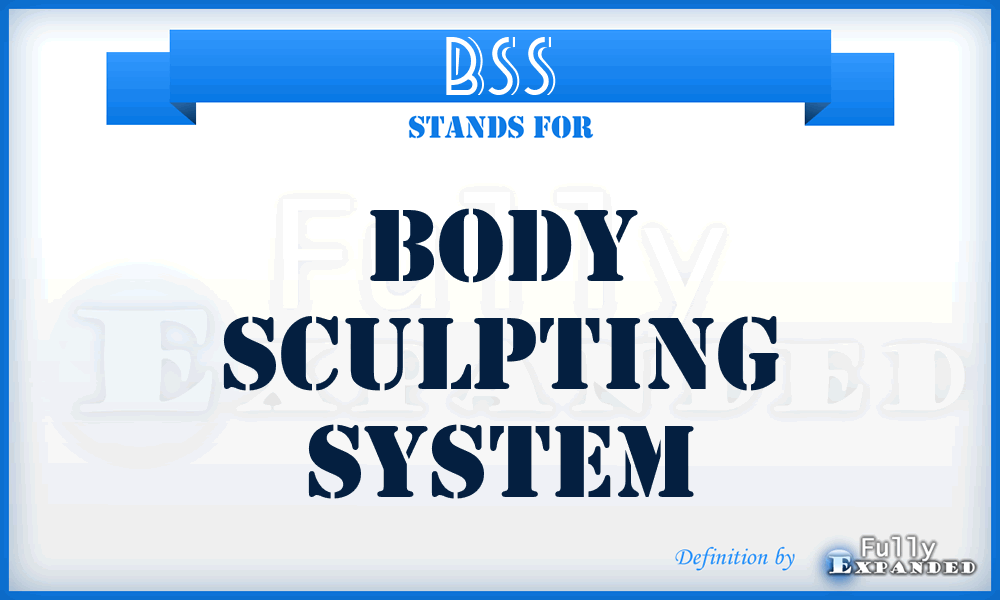BSS - Body Sculpting System