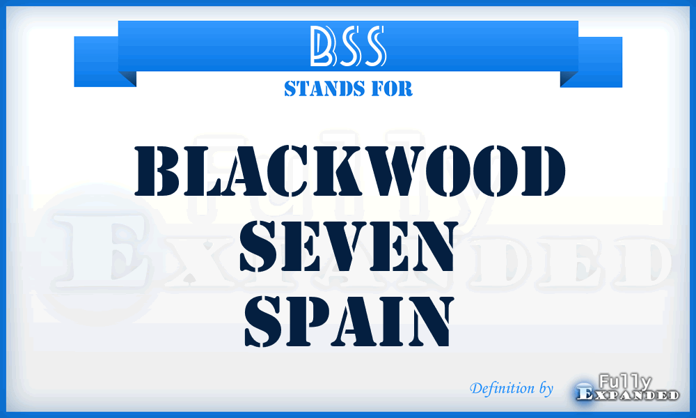 BSS - Blackwood Seven Spain