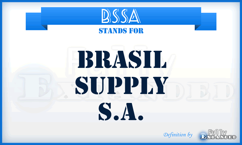 BSSA - Brasil Supply S.A.
