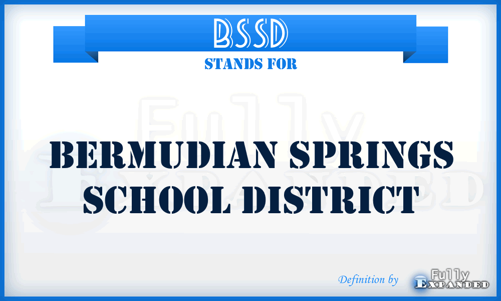 BSSD - Bermudian Springs School District