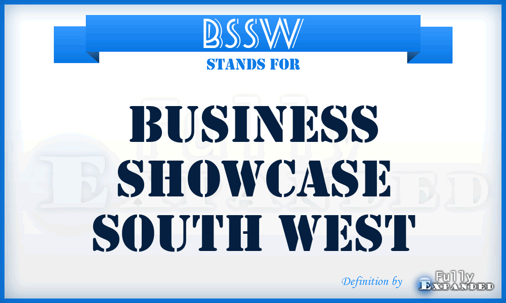 BSSW - Business Showcase South West