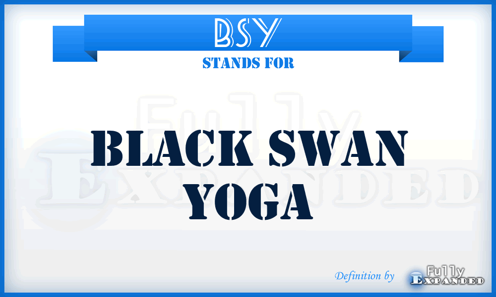 BSY - Black Swan Yoga