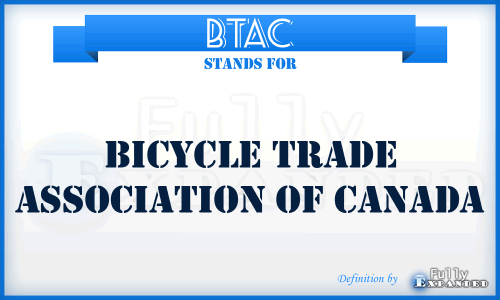 BTAC - Bicycle Trade Association of Canada