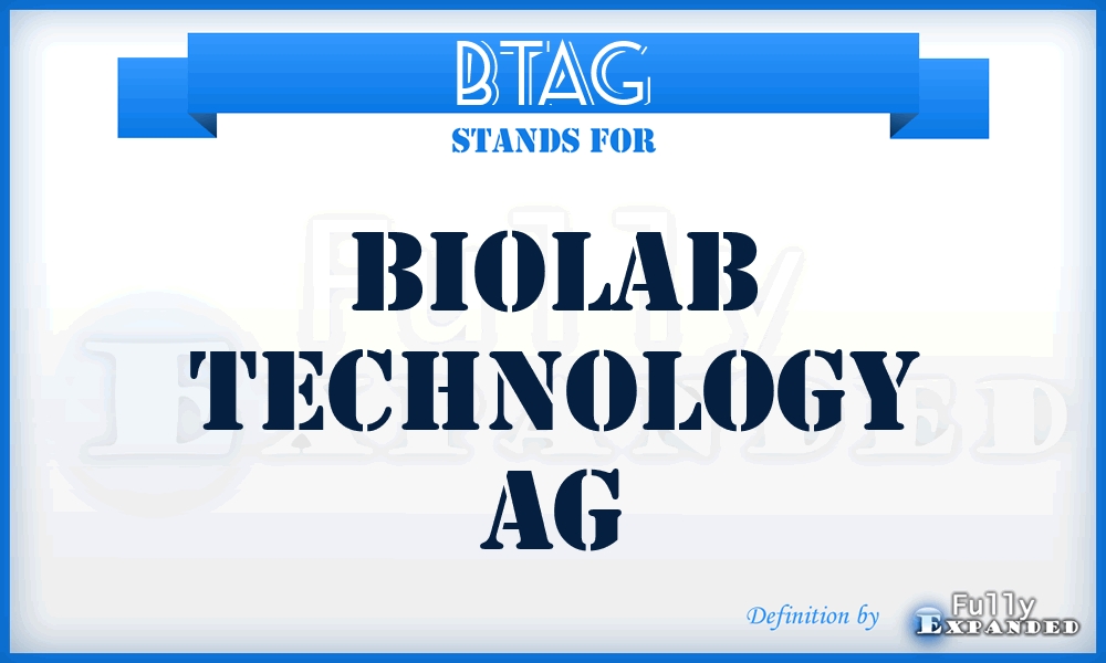 BTAG - Biolab Technology AG