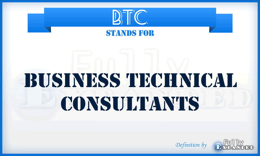 BTC - Business Technical Consultants