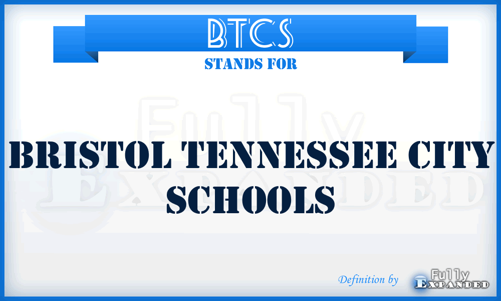 BTCS - Bristol Tennessee City Schools